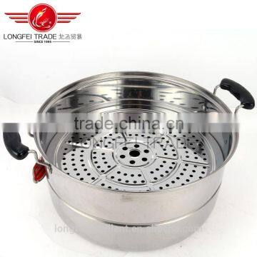 2016 best quality hot sale india stainless steel steam pot/stainless steel cooking pot