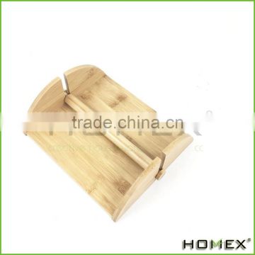 Bamboo restaurant napkin holderl /tissue paper holder Homex-BSCI