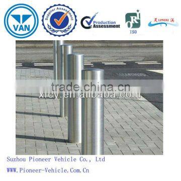 high quality removable stainless steel bollard /steel pipe bollars( IS0 SGS TUV approved)