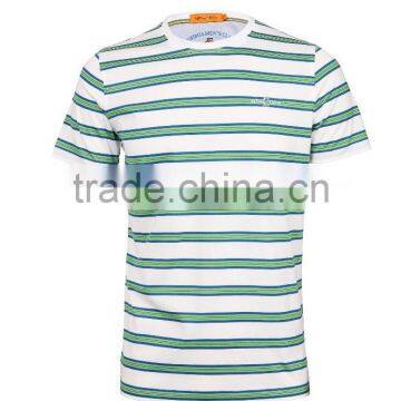 Fashion men 's striped t shirt