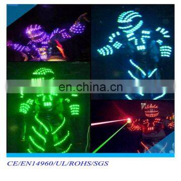 China wholesale LED Robot costume With Laser Gloves