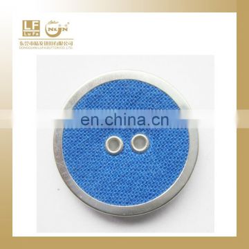 carvas fabric covered button