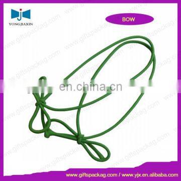 ribbon bow/pom pom bow/elastic cord with bow