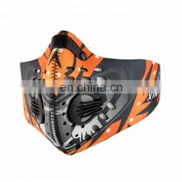 Custom nylon material comfortable and easy to breathe sports face masks