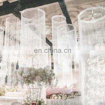 Fashionable Wedding Decoration Opening Ceremony Curtains Drapes Tassel String Curtains