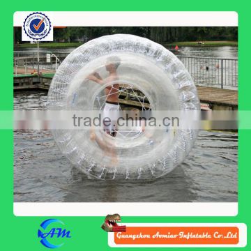 Funny transparent inflatable water walking ball, high quality inflatable water running ball for childern