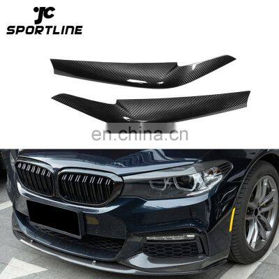 Customized Pure Carbon G30 Headlight Eyelid Eyebrows for BMW G31 G38 F90 M5 17-18