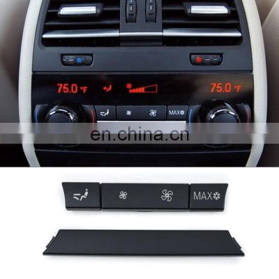 Rear Dashboard Air Conditioner Ac Control Push Buttons Caps Kit For BMW 5 5GT 6 7Series F10 F11 F07 F01 F02 F12 F06  61319237121