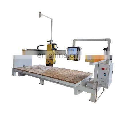 Leedercnc 5axis Bridge saw stone cutting machine cnc Granite marble cutting machine stone machinery