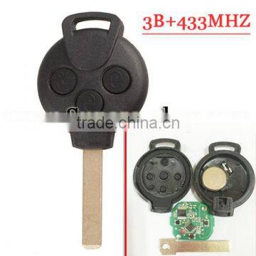 Best Quality 3 Button Smart Card key with 433MHZ fOR BENZ