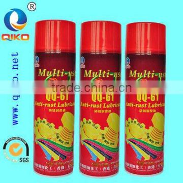 550ml/250ml anti-rust lubricant spray