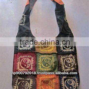 Nepal Stone Wash Cotton Handbag