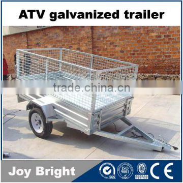 ATV galvanized trailer with ball hitch