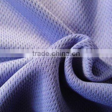 160gsm 100% DTY Polyester Birdseye Knit Fabric