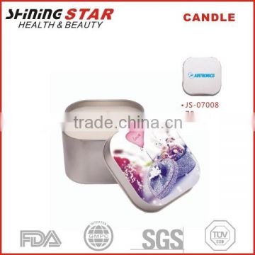 70g news aroma candle in square tin