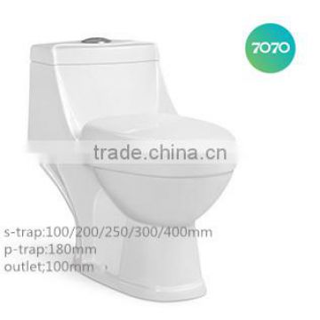 chao zhou Ceramic Washdown One Piece p-strap toilets z929                        
                                                Quality Choice