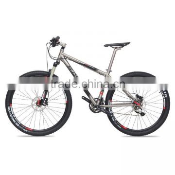 With titanium alloy frme 26er full suspension carbon mountain bike