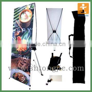 Indoor advertising x banner stand/roll up horizontal banner stand                        
                                                                                Supplier's Choice