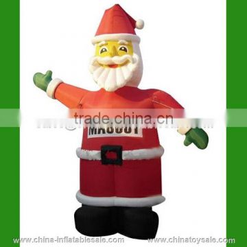 Hot selling christmas inflatable santa claus/ outdoor christmas decorations/ customized inflatable santa claus