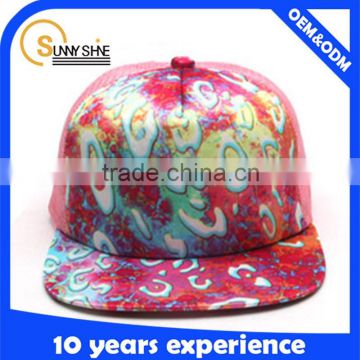 Custom Floral Plain Trucker Hats Wholesale High Quality Mesh Hats For Women