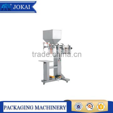 semi-automatic filling machine with double nozzles for tomato sauce, salad sauce, pepper sauce, cream