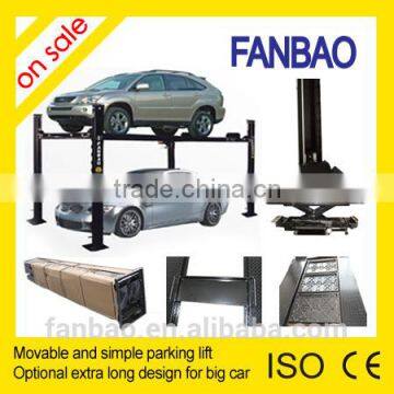 Parking Lift four post parking lift car auto lift single side handle relese.