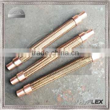 Bronze corrugated hose for pump vibration absorber