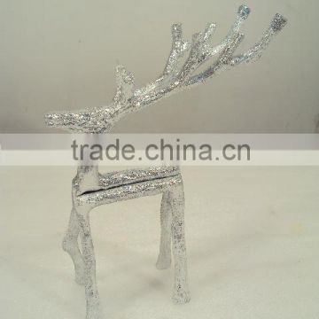 2014 Christmas decorative Baby deer , Christmas Deer , Aluminium Deer with Bright Gitter Finish.
