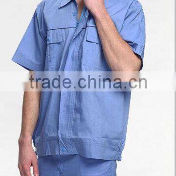 100% cotton workwear short sleeve shirts