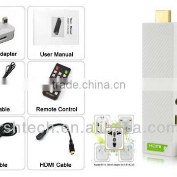 hdmi tv dongle miracast dongle dual core Allwinner A20,supports DLNA and Airplay