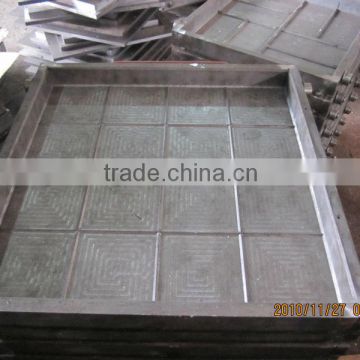 Perfect Design Rubber Tile Mould For Rubber Floor vulcanizing machine