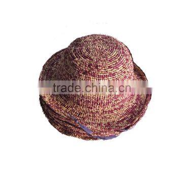 2015 Fashion design lady raffia straw hats