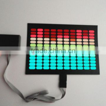 high quality with good price el t-shirt backlight panel