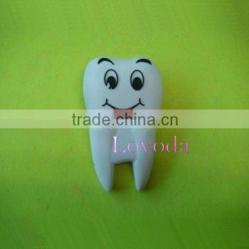 custom tooth shaped USB stick/ tooth PVC USB stick/ 3D usb flash drive LFN-211
