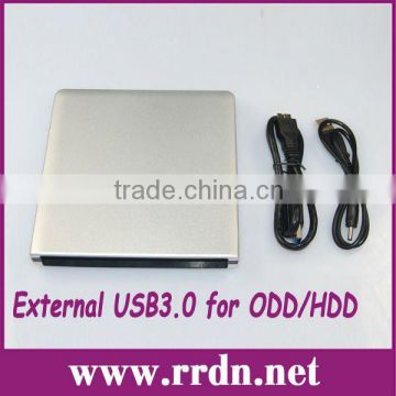 USB 3.0 hard drive/optical drive enclosure caddy