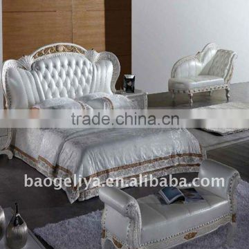 Luxury TV Leather Bed #S8833