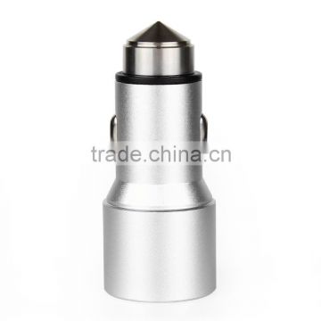 Travel Car Charger Best Metal Dual USB Port Car Charger UniversalCar, Charger 5V 3.1A