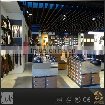 Shopping mall display cabinet for shoe store design