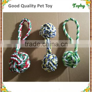 High Quality Dumbbell Dog Cotton Rope Toy