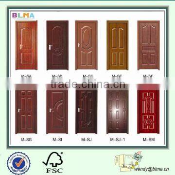 non-painting eco-friendly interior pvc doors prices