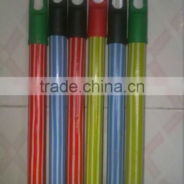 Yellow color Coated wooden broom handle origin of Vietnam only from KEGO Factory