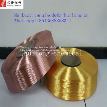 Welong hot sale fdy polyester yarn for ropes