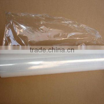 Transparent LDPE shrink and adhesive pallet wrape film