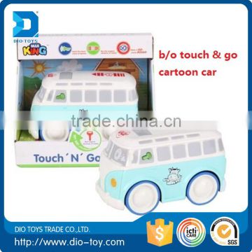 Plastic b/o go & touch control car with great price