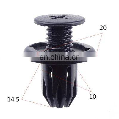 Car Accessories 100pcs Auto Fastener Clip Car Body Push Retainer Pin Clips Rivet Bumper Door Trim Panel Retainer Fastener