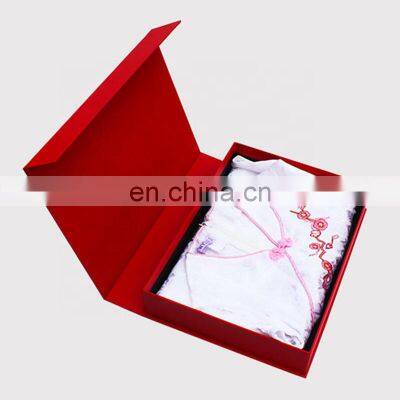 customized logo printing frosted clothing garment t-shirt box packaging magnetic gift boxes with lid