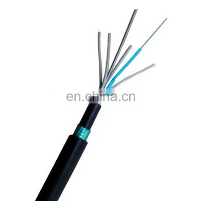 China Manufacturer Underground  Direct Burial  6 core fiber optical cable  GYTA53