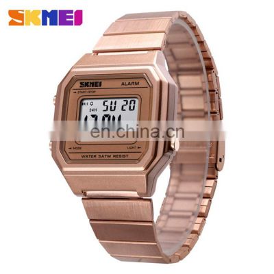 SKMEI 1377 Men Brand Watch Stainless Steel Light Display Digital Sports Mens Digital Watches In Wristwatches