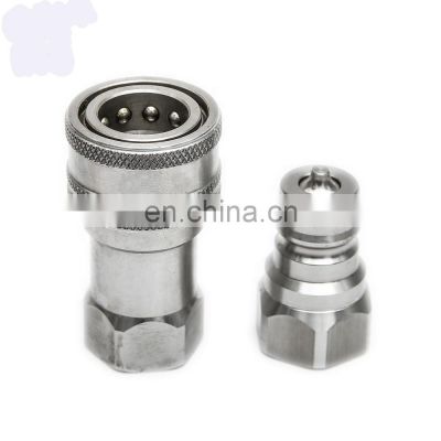 Industrial supply 1/8 inch automatic product line high quality close type quick couplers