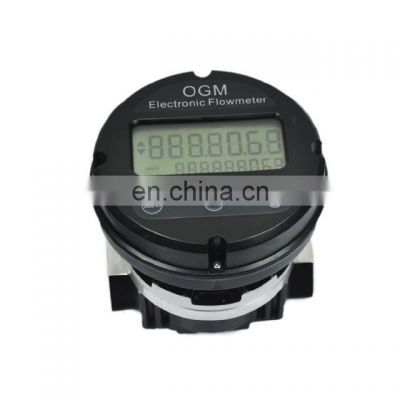 OGM series Paint Flow Meter Oil Flow Meter Totalizer Inline Oil Flow Meter